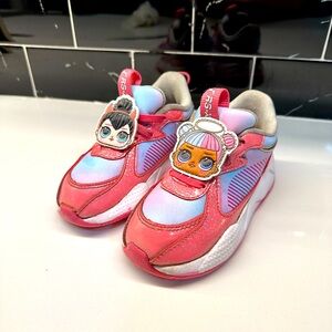Puma RsX X Lol Surprise Lace Up Youth Girls Pink Sneakers Casual Shoes 7c
